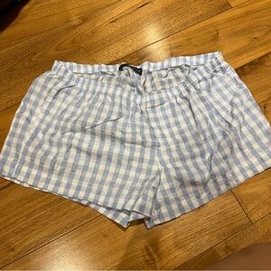 Brandy Melville Blue Gingham Women's Shorts